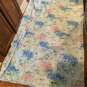 Cannon Full Sheet 2 standard pillow cases Floral Vintage